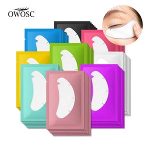 OWOSC 100 Uds parches de pestañas en forma de V parches de Gel de hidrogel para ojos extensión de pestañas postizas al por mayor debajo de las almohadillas para los ojos herramientas de maquillaje 240112