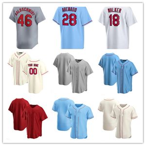 Ozzie Smith Stan Musial Yadier Molina Nolan Arenado Nolan Gorman Brendan Donovan Paul Goldschmidt Victor Scott II Masyn Winn Cardinal Baseball Jersey