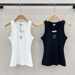 Luowee Luxury Designer Women's Knits Tees Tanks T-shirt Marques de mode d'été Sexe Navel Camis Broidered Imprimé Coton Coton Coton Top Shirts Robes