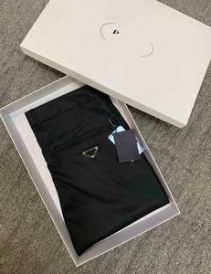 PAA Designer Pantalons de luxe pour hommes 2024 Printemps / Été Pantalons décontractés Pantalons en tissu extensible doux Marque de mode Accessoires de matériel de haute qualité noir en gros