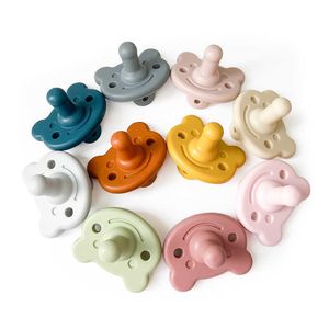 Pacifiers# 1 piece of silicone cartoon animal food grade product Soft baby pacifier care accessories G220612
