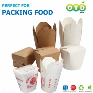 Emballez chinois jetable retirer la fuite de nourriture et la boîte de boîte résistante à la graisse préparation 240320