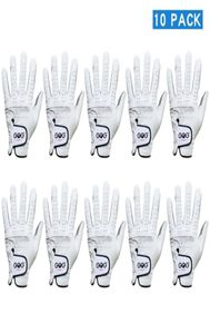 Pack de 10 PCS Men039S Golf Gants Usure sur les gants gauche-main design de glissade pure de mouton pur Soft 20102948920333242890