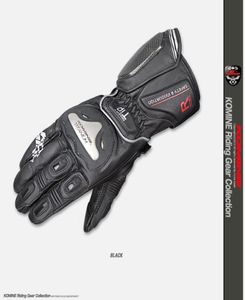 Package Mail Komine GK169 Titanium Alloy Leather Motorcycle Racing Gloves3374387