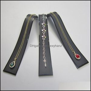 Embalaje Jewelryacrylic collar pulsera colgante cadena soporte de exhibición joyería Prop reloj gota entrega 2021 Kwtbg