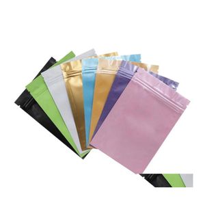 Sacs d'emballage Paquet de papier d'aluminium Taille MTI Selfseal pour lignes de données Medcines Thé Electronique 0,08 mm Enveloppe de transparence Emballage D Dhwlo