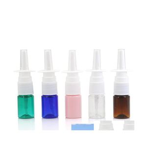 Bouteilles d'emballage 50 pièces/lot 5Ml Colorf vaporisateur nasal bouteille pour animaux de compagnie en plastique maquillage liquide outil de distribution avec le pulvérisateur Pj5550 Drop Deliv Otsu0