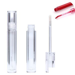 Botellas de embalaje Tubos de brillo de labios Diy Botella vacía 7.8Ml Tubo de brillo de labios Redondo Transparente con varita Entrega de gota clara Oficina Escuela B Dhehf