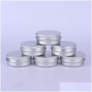 Bouteilles d'emballage en gros 30G pots de crème en aluminium avec couvercle à vis pot cosmétique pot 30 ml boîtes de baume à lèvres conteneur livraison directe bureau Ot2Ot