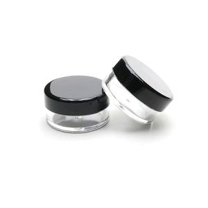 Bouteilles d'emballage Pots en gros Échantillon cosmétique Conteneur vide 5 ml en plastique Pot rond Bouchon à vis Couvercle Petite petite bouteille 5G pour maquillage Dhvxd