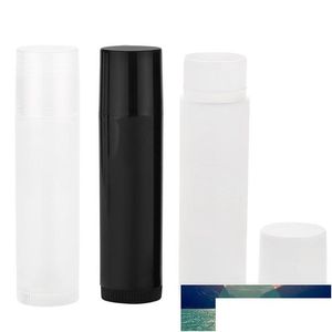 Botellas de embalaje Embalaje al por mayor 100 unids 5 ml Tubos de bálsamo labial vacíos Contenedores cosméticos Frascos de lápiz labial Tapa de tubo Contenedor Maquiagem T DHH0F