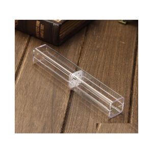 Boîtes d'emballage Retail Box Pen Plastic Transparent Case Gift Ballpoint Holder Wholesale Sn1238 Drop Delivery Office School Business Ind Dh2C5