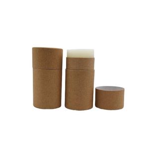 Boîtes d'emballage en gros carton baume à lèvres tube kraft papier rouge à lèvres tubes lèvres brillant conteneurs carton solide par goutte livraison otbl5