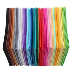 Papier d'emballage en gros 15x15 cm feutre non tissé 1 mm d'épaisseur feutres en tissu polyester bricolage bundle pour poupées à coudre artisanat emballage goutte D Dhkjk