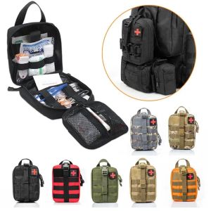 Packs molle militaire pochette EDC Sac médical EMT Tactical Outdoor First Aid Kits Emergency Pack Ifak Army Military Camping Hunting Bag