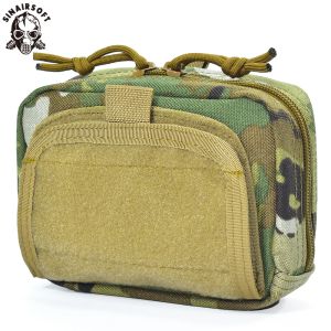 Packs Tactical 1000d molle pochet en plein air sac de carte militaire Sac à outils EDC Sac à outils Vest Pack Purse Mobile Phone Téléphone Hunting Compact Sac