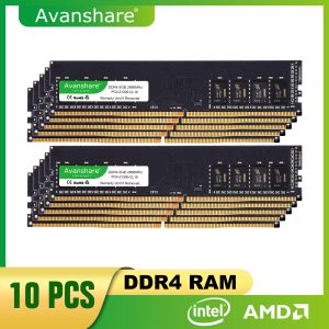 PADS AHARE 10 pièces SET 4 Go 8 Go DDR4 2400MHz 2666MHz 288pin Intel et AMD Memory RAM RAM PC419200 pour Wholesale