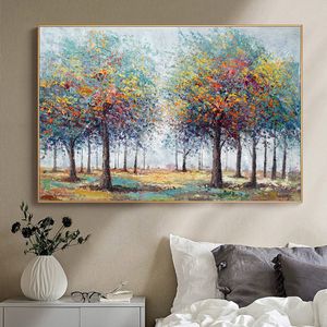 Peinture abstraite 3d Tree HD Prints et affiches sur toile Pimage d'art mural paysage moderne pour Livinng Room Home Decor
