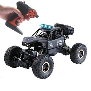 Paisible Rock Crawler 4WD Off Road RC Car Control remoto Máquina de juguete en radio control 4x4 Drive Car Toy para niños Gilrs 5514 240127