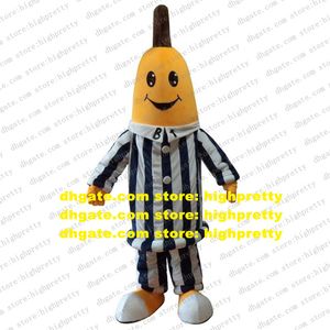 Pijama Traje de mascota de plátano Traje de personaje de dibujos animados para adultos Talk Of The Town Professional Speziell Technical zz7978