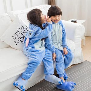 Pyjamas Enfant Point Bleu Cosplay Kigurumi Onesies Enfant Dessin Animé Anime Combinaison Costume Pour Fille Garçon Animal Déguisement Vêtements De Nuit Pyjamas 231113