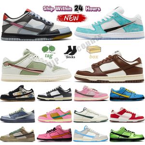 Panda Chunky Low Men Womens Casual Shoes Platform Og Sneakers Taille 13 Triple Pink Black White Coast UNT MIDE OLIVE AVRIL DANS DANS TRAVAILLES SKATED TRACHEURS 36-47