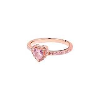 Pandoras Ring Designer Jewelry for Women Original Quality Band Bands Rose Gold Rose Ring Ring Jewelry Fashion Trend Ring