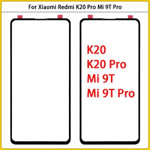 Panneau 10pcs pour Xiaomi Redmi K20 Pro Mi9t MI 9t Pro Touch Screen LCD Front de verre extérieur Panneau touche le couvercle en verre Lens avec OCA Remplacer