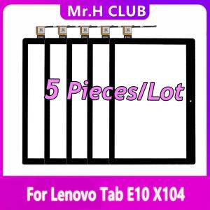 Panneaux 5 pcs Appuyez pour Lenovo Tab E10 TBX104 TBX104F TBX104L TB X104 X104L