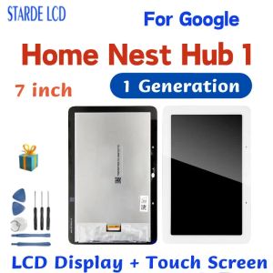 Panneaux 7 pouces Original pour Google Home Nest Hub Première génération LCD Affichage tactile Numéros de numéros de réparation Remplacement des pièces