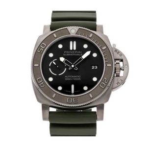 Panerei Watch Automatic Movement Watchs Sports Watchs Paneraitiss submersible Mike Horn Edition Auto Titanium Mens Strap Watch 984