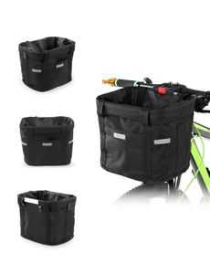 Sacoches Sacs Vélo Avant Panier Amovible Étanche Vélo Guidon Panier Pet Cadre Sac Équipement De Vélo Pour VTT 231005