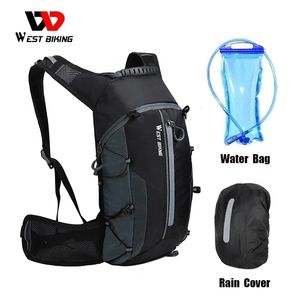 Panniers Bags WEST BIKING Bike Bags Portable 10L/16L Waterproof Ultralight Backpack Outdoor Sport Climbing Hiking Pouch Hydration Backpack 230824