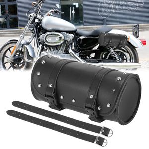 Sacoches X Autohaux pour fourche de moto, sac à outils pour guidon, pochette de rangement pour cyclisme, étanche noir 21x10cm 230925