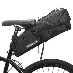 Sacoches ThinkRider 12L/15L sac de bagage de vélo grande capacité selle de vélo siège arrière sacs de rangement imperméables cyclisme arrière emballage sacoche 0201