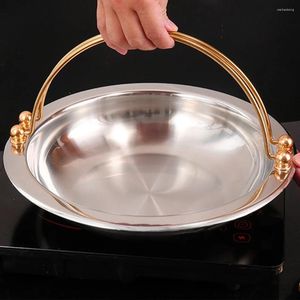 Casseroles Japonais Sukiyaki Casserole Pot Suspendu Pour La Cuisson Camping Cuisinière Soupe Domestique En Acier Inoxydable