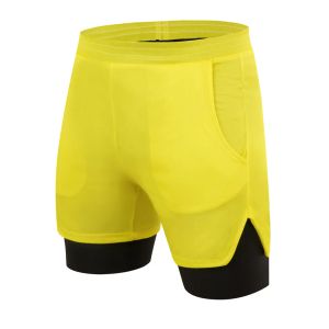 Pants 2023 Running Shorts Men Sportswear 2 en 1 Compression Jogging Pantalons courts doublédeck Bottoms Gym Fitness Training Sport Shorts