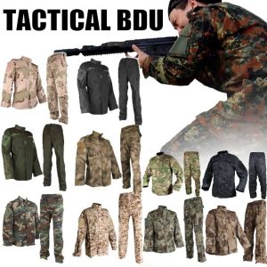 Pantalon camouflage tactique uniforme bdU ensemble armée militaire chemise de combat de combat de la sécurité