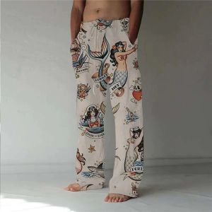 Pantalon chaud vendant des pantalons de survêtement masculins et féminins hommes imprimé cool crâne vert corne 3d jogging pantalon hip hop décontracté rue Hip hop Pan