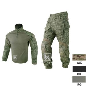 Pantalones Krydex CP Estilo de camuflaje táctico Camuflaje Kit de pantalones G3 Combate BDU UNIFORM SET PARA AIRSOFT MILIT