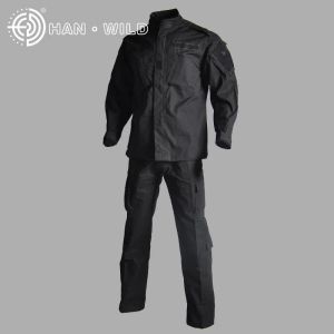 Pantalon veste camouflage tactique + pantalon de chasse aux vêtements ghillie costume uniforme uniforme bois militaire aérsoft numérique désert camouflage uniforme