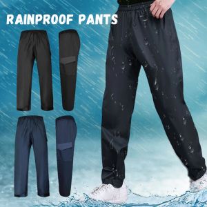 Pantalones Mujer Hombre Pantalones de lluvia pantalones de ciclismo al aire libre pantalones de Camping impermeables senderismo pesca pantalones impermeables pantalones de lluvia Unisex