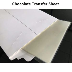 Papier 25pcs feuilles de papier de transfert de chocolat a4 décoration de papier de riz comestible pour le chocolat à imprimé pâtissière de la pâtisserie