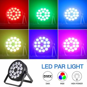 Par Lights avec RGBW 18 pièces 4IN1 LED Disco DJ Party Holiday Christmas Music Club Sound Activated Flash Stage Lighting Effect