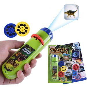 Parent-child Interaction Puzzle Early Education Luminous Toy Animal Dinosaur Child Slide Projector Lamp Kids Toys 0166