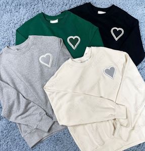 Diseñador de París Hombres Mujeres Sudadera con capucha Amis de Coeur Sudadera con capucha con bordado de corazón rojo Ropa de calle Sudaderas con capucha holgadas Hombre Sudaderas de gran tamaño Jerseys de talla grande