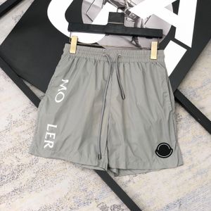 Paris Designer Shorts Luxury Mens Swim Short Classic 3D Design en relief en relief Shorts de jogging rapidement séchage nylon court man