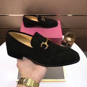 Paris qualité formelle gommage chaussures habillées de créateur pour hommes doux chaussures en cuir véritable bout pointu épais noir kaki hommes affaires Oxfords décontracté taille45