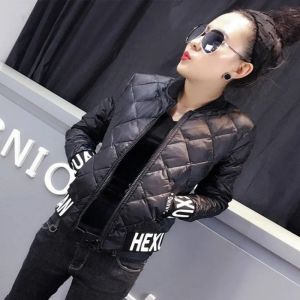 Parkas Nouveau hiver femmes manteau froid Parkas veste courte rembourrée Bomber veste vêtements en coton léger mode coréenne pas cher en gros