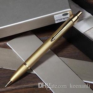 Envío gratis Metal Gold Ball Pen Set School Office Supplies Bolígrafo Papelería Roller Ball Signature Pen Bolígrafos serios